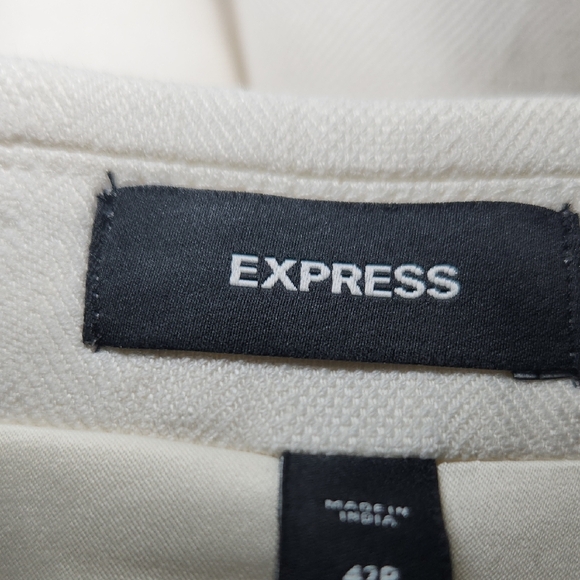 Express Men's Cream Blazer - Picture 2 of 7